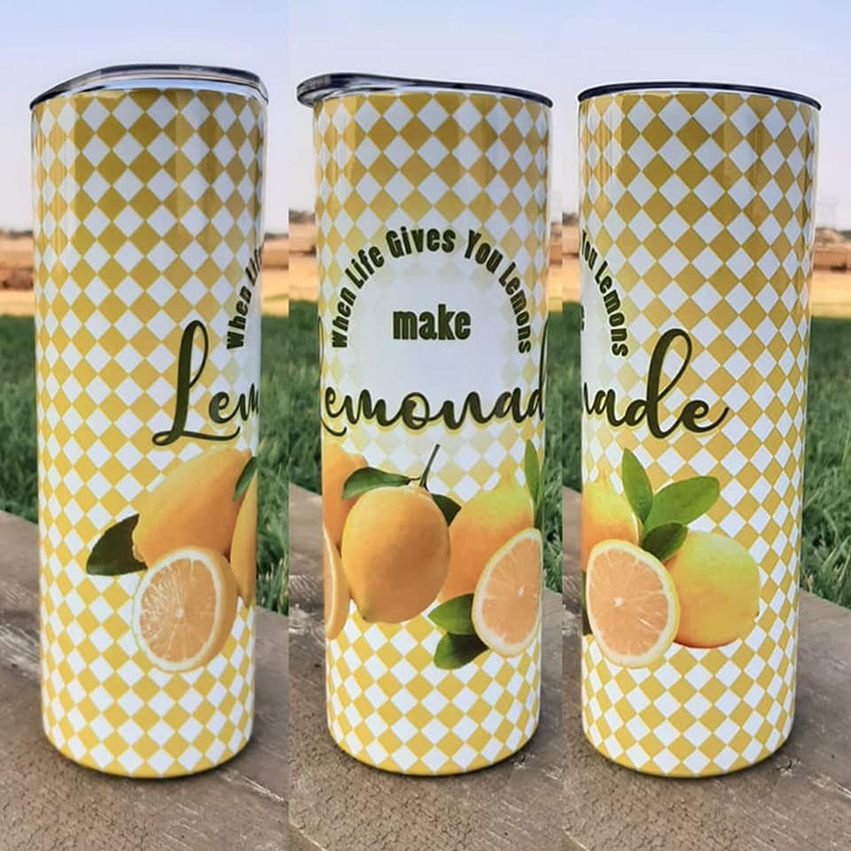 custom lemonade tumbler