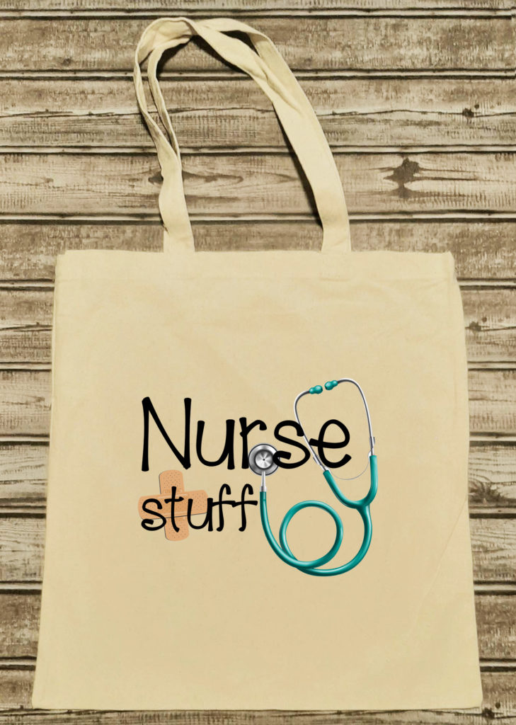 Nurse Stuff Tote Bag Naked Cover