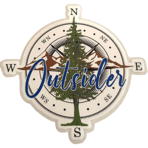 Outsider Camping Sticker