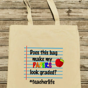 Teacher Life Tote Bag Small