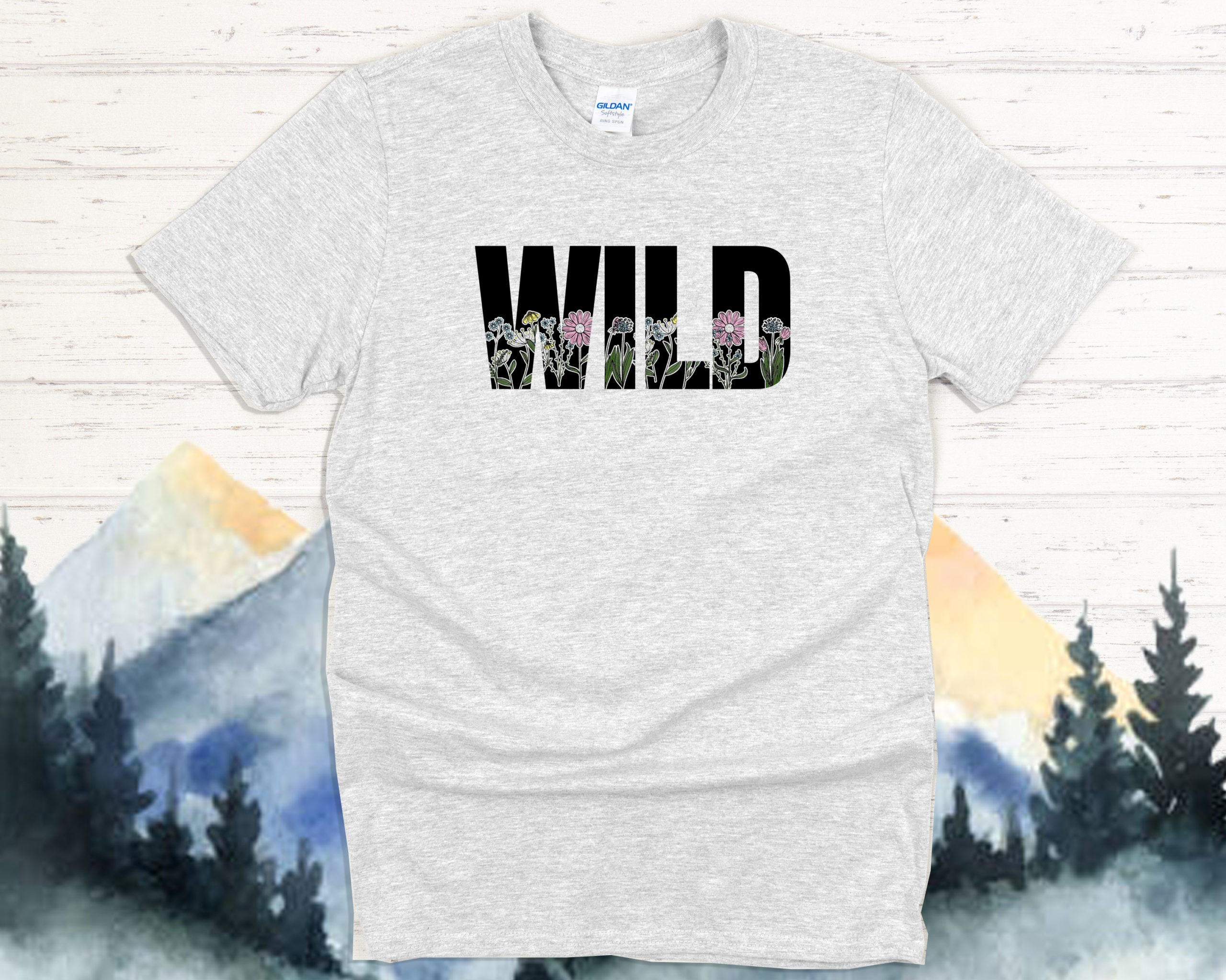 Camping Season Wild Flower T-shirt